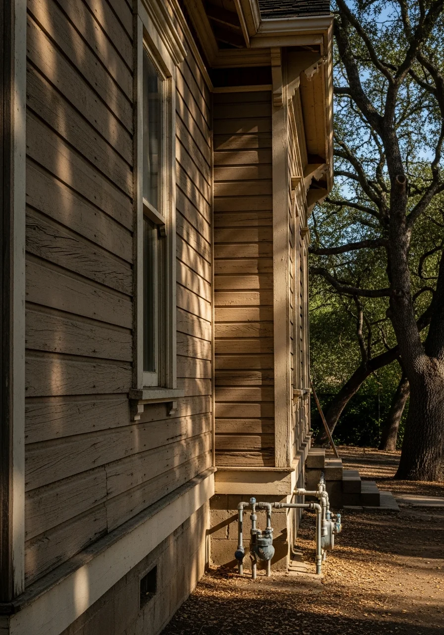 Amador County historic home with period details and natural surroundings.