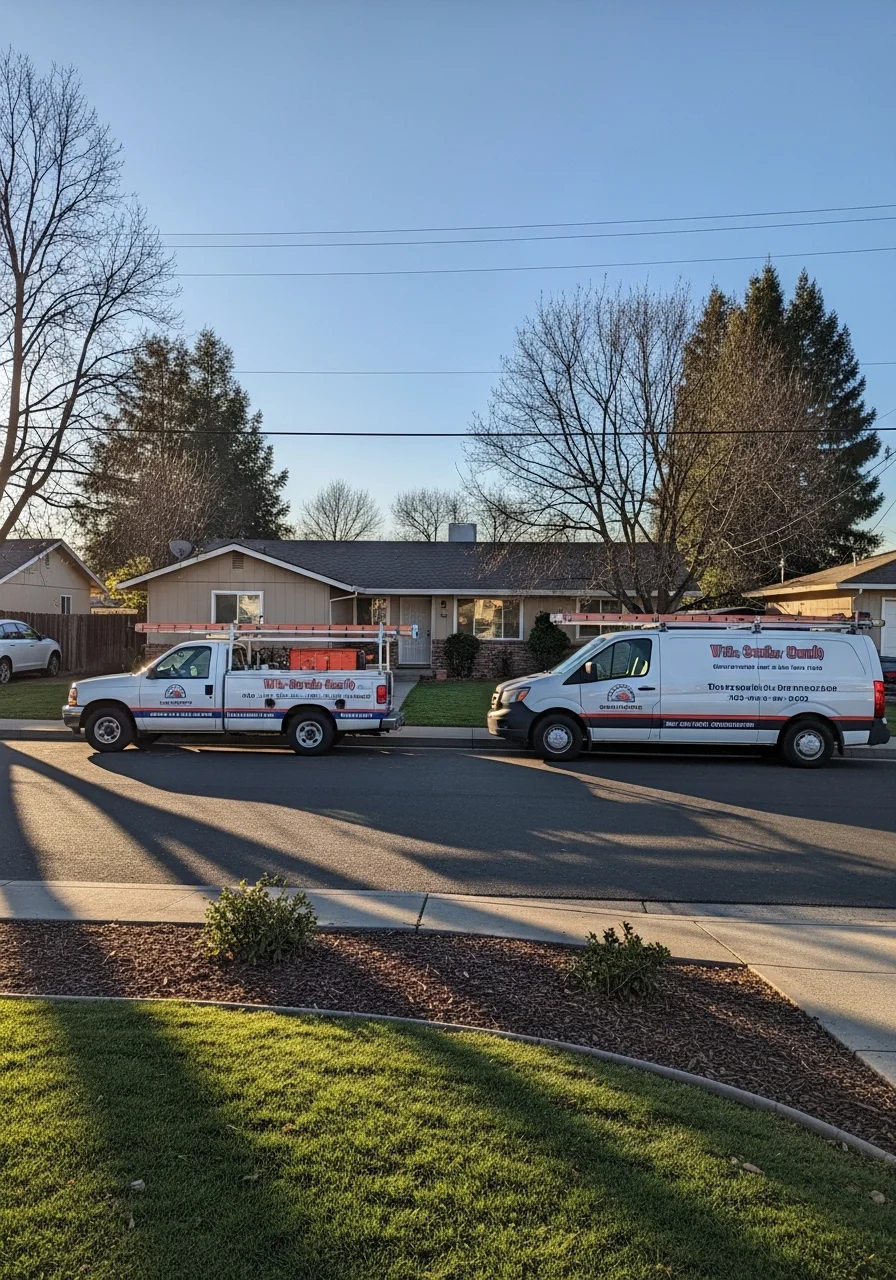 Yuba County residential home with established neighborhood character.